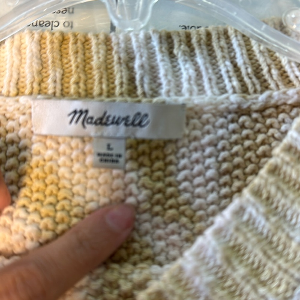 Madewell women’s sweater size L